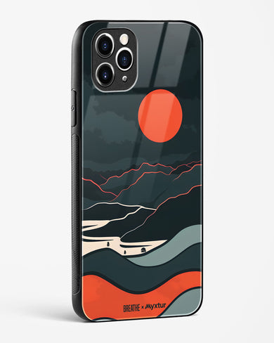 Fiery Nightfall [BREATHE] Glass Case Phone Cover (Apple)