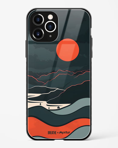 Fiery Nightfall [BREATHE] Glass Case Phone Cover (Apple)