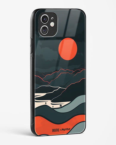 Fiery Nightfall [BREATHE] Glass Case Phone Cover (Apple)