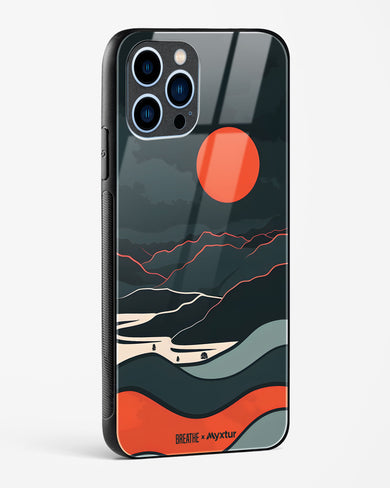 Fiery Nightfall [BREATHE] Glass Case Phone Cover (Apple)