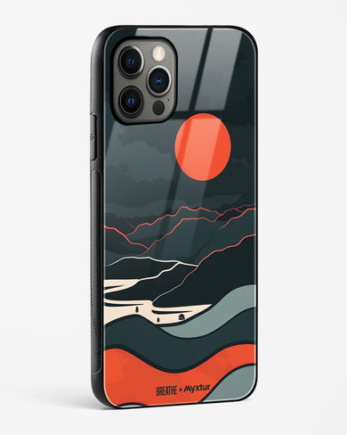 Fiery Nightfall [BREATHE] Glass Case Phone Cover (Apple)