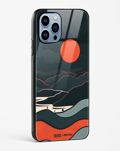 Fiery Nightfall [BREATHE] Glass Case Phone Cover (Apple)