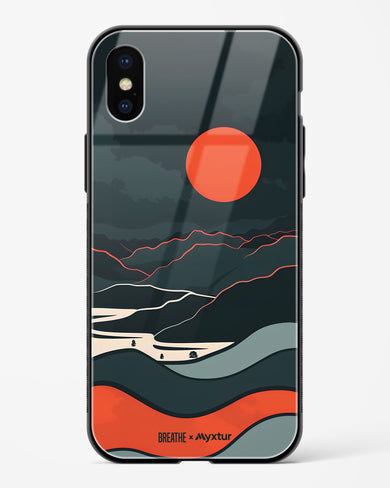 Fiery Nightfall [BREATHE] Glass Case Phone Cover (Apple)