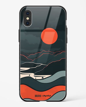 Fiery Nightfall [BREATHE] Glass Case Phone Cover (Apple)