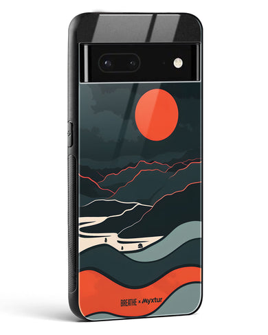 Fiery Nightfall [BREATHE] Glass Case Phone Cover (Google)