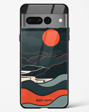 Fiery Nightfall [BREATHE] Glass Case Phone Cover (Google)