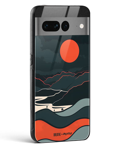 Fiery Nightfall [BREATHE] Glass Case Phone Cover (Google)