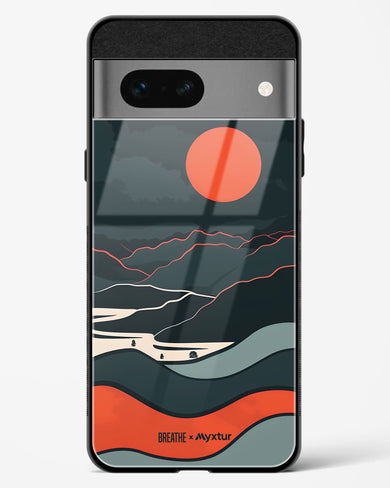 Fiery Nightfall [BREATHE] Glass Case Phone Cover (Google)