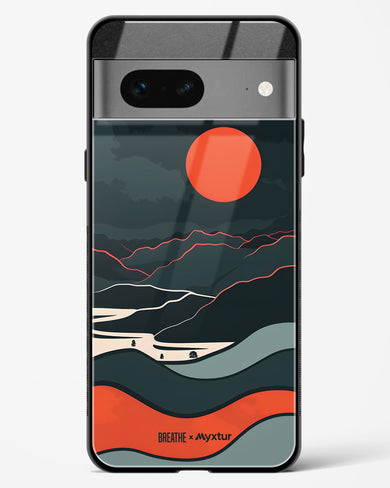 Fiery Nightfall [BREATHE] Glass Case Phone Cover (Google)