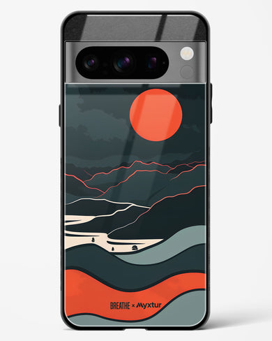 Fiery Nightfall [BREATHE] Glass Case Phone Cover (Google)