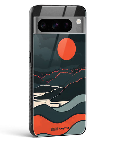 Fiery Nightfall [BREATHE] Glass Case Phone Cover (Google)