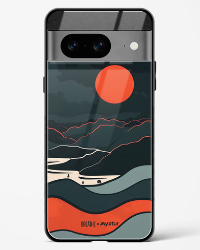 Fiery Nightfall [BREATHE] Glass Case Phone Cover (Google)