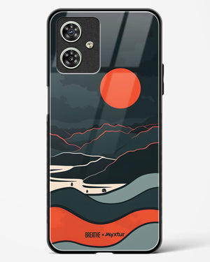 Fiery Nightfall [BREATHE] Glass Case Phone Cover (Motorola)