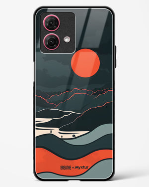 Fiery Nightfall [BREATHE] Glass Case Phone Cover (Motorola)