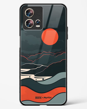 Fiery Nightfall [BREATHE] Glass Case Phone Cover (Motorola)