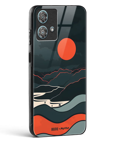 Fiery Nightfall [BREATHE] Glass Case Phone Cover (Motorola)