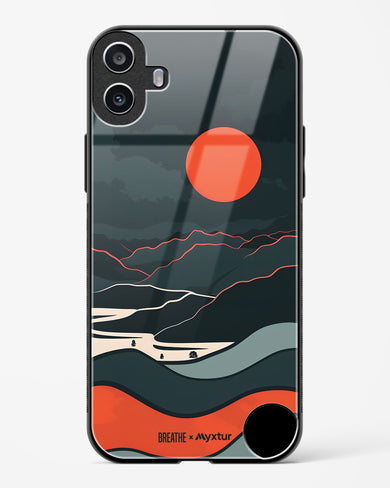 Fiery Nightfall [BREATHE] Glass Case Phone Cover (Nothing)