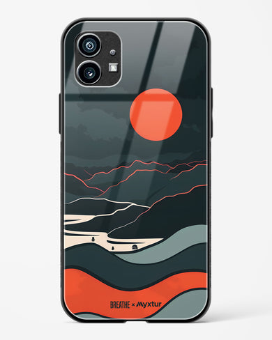 Fiery Nightfall [BREATHE] Glass Case Phone Cover (Nothing)