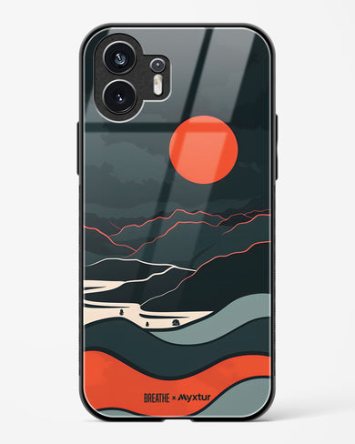 Fiery Nightfall [BREATHE] Glass Case Phone Cover (Nothing)