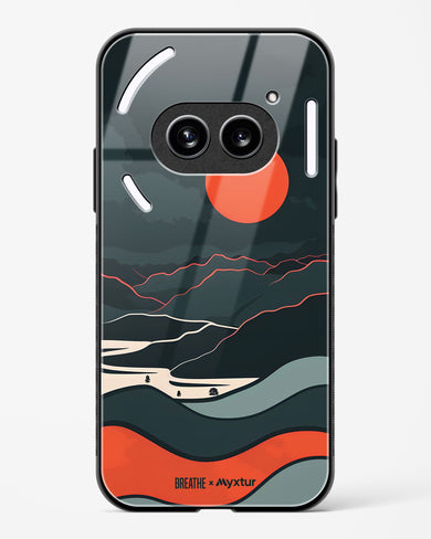 Fiery Nightfall [BREATHE] Glass Case Phone Cover (Nothing)