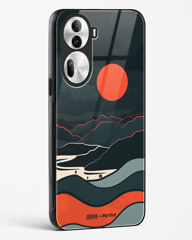 Fiery Nightfall [BREATHE] Glass Case Phone Cover (Oppo)