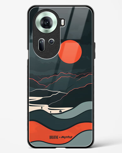 Fiery Nightfall [BREATHE] Glass Case Phone Cover (Oppo)