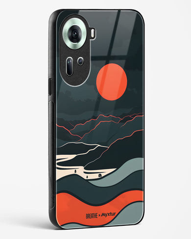 Fiery Nightfall [BREATHE] Glass Case Phone Cover (Oppo)