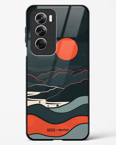Fiery Nightfall [BREATHE] Glass Case Phone Cover (Oppo)