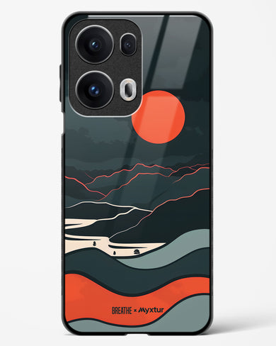 Fiery Nightfall [BREATHE] Glass Case Phone Cover (Oppo)