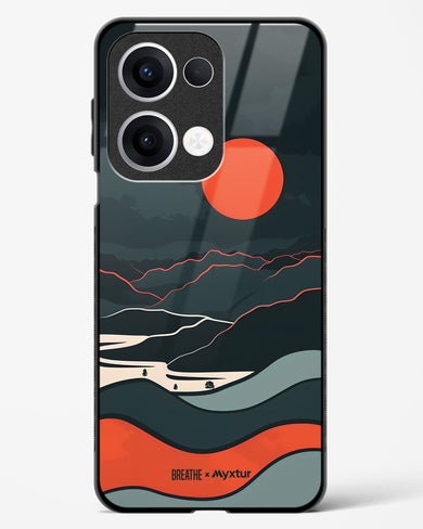 Fiery Nightfall [BREATHE] Glass Case Phone Cover (Oppo)