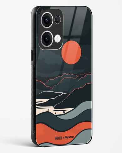 Fiery Nightfall [BREATHE] Glass Case Phone Cover (Oppo)