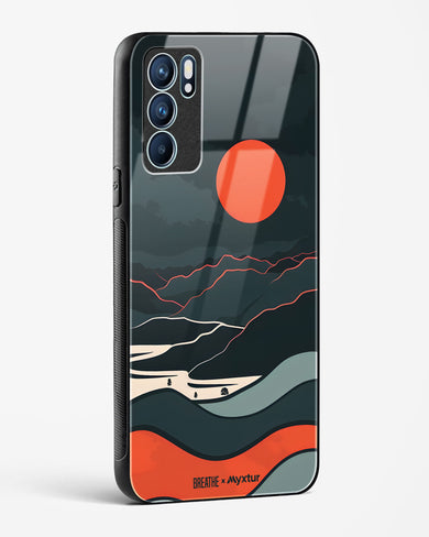 Fiery Nightfall [BREATHE] Glass Case Phone Cover (Oppo)