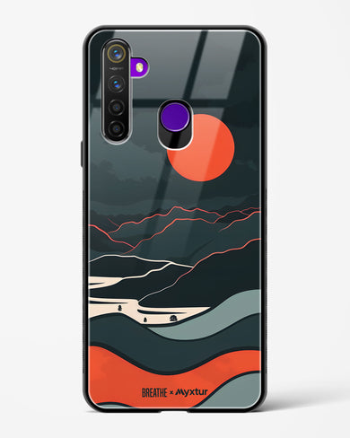 Fiery Nightfall [BREATHE] Glass Case Phone Cover (Realme)