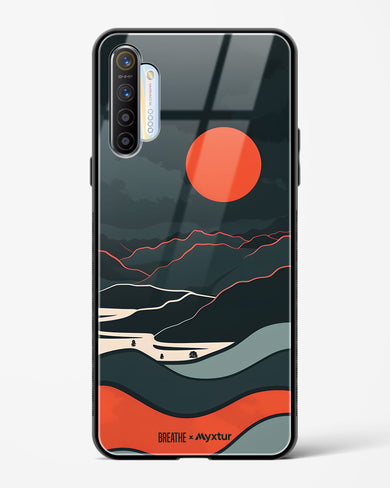 Fiery Nightfall [BREATHE] Glass Case Phone Cover (Realme)
