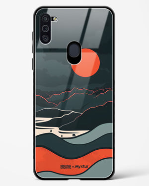 Fiery Nightfall [BREATHE] Glass Case Phone Cover (Samsung)