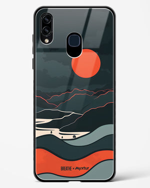 Fiery Nightfall [BREATHE] Glass Case Phone Cover (Samsung)