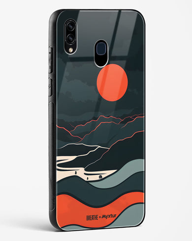 Fiery Nightfall [BREATHE] Glass Case Phone Cover (Samsung)