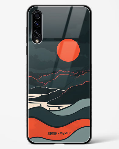 Fiery Nightfall [BREATHE] Glass Case Phone Cover (Samsung)