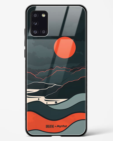 Fiery Nightfall [BREATHE] Glass Case Phone Cover (Samsung)