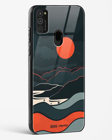 Fiery Nightfall [BREATHE] Glass Case Phone Cover (Samsung)