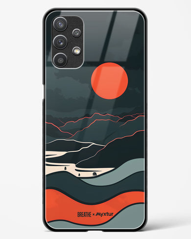 Fiery Nightfall [BREATHE] Glass Case Phone Cover (Samsung)