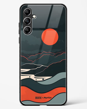 Fiery Nightfall [BREATHE] Glass Case Phone Cover (Samsung)