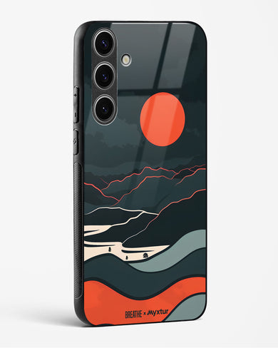 Fiery Nightfall [BREATHE] Glass Case Phone Cover (Samsung)