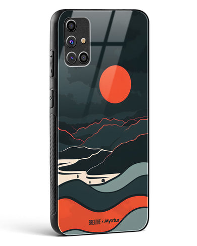 Fiery Nightfall [BREATHE] Glass Case Phone Cover (Samsung)