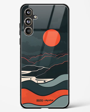 Fiery Nightfall [BREATHE] Glass Case Phone Cover (Samsung)