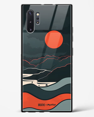 Fiery Nightfall [BREATHE] Glass Case Phone Cover (Samsung)