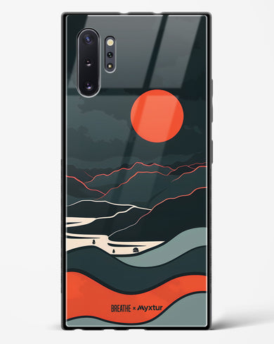 Fiery Nightfall [BREATHE] Glass Case Phone Cover (Samsung)