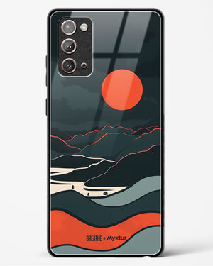 Fiery Nightfall [BREATHE] Glass Case Phone Cover (Samsung)