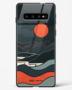 Fiery Nightfall [BREATHE] Glass Case Phone Cover (Samsung)