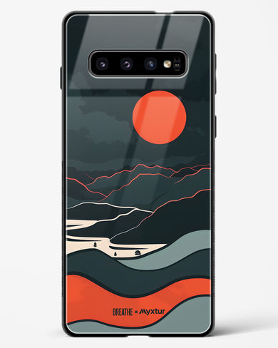 Fiery Nightfall [BREATHE] Glass Case Phone Cover (Samsung)